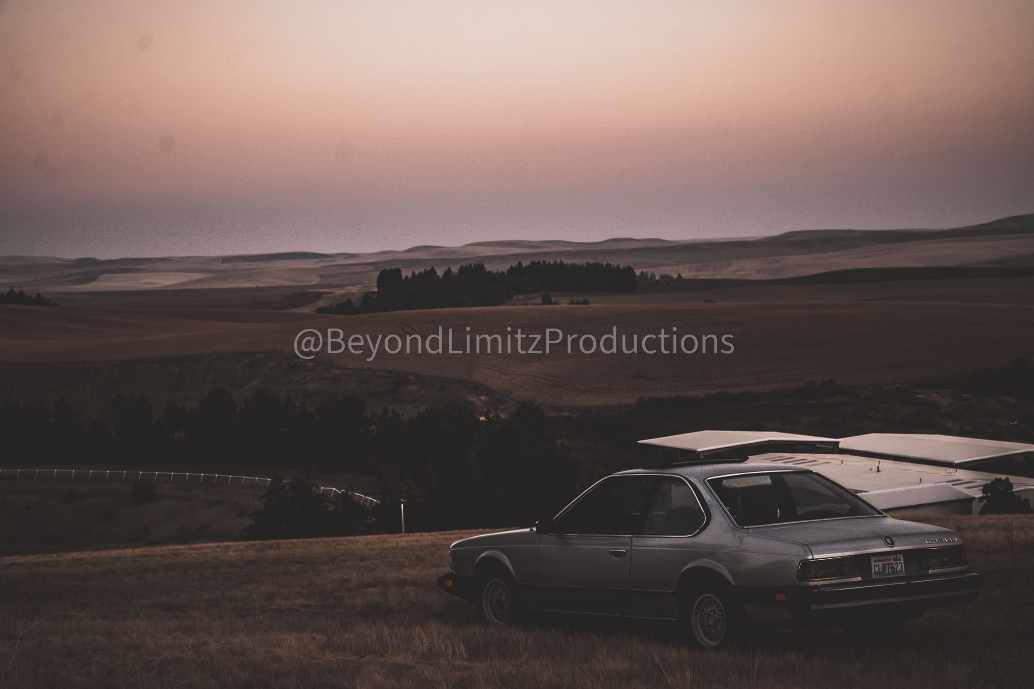 BMW at sunset photography collection